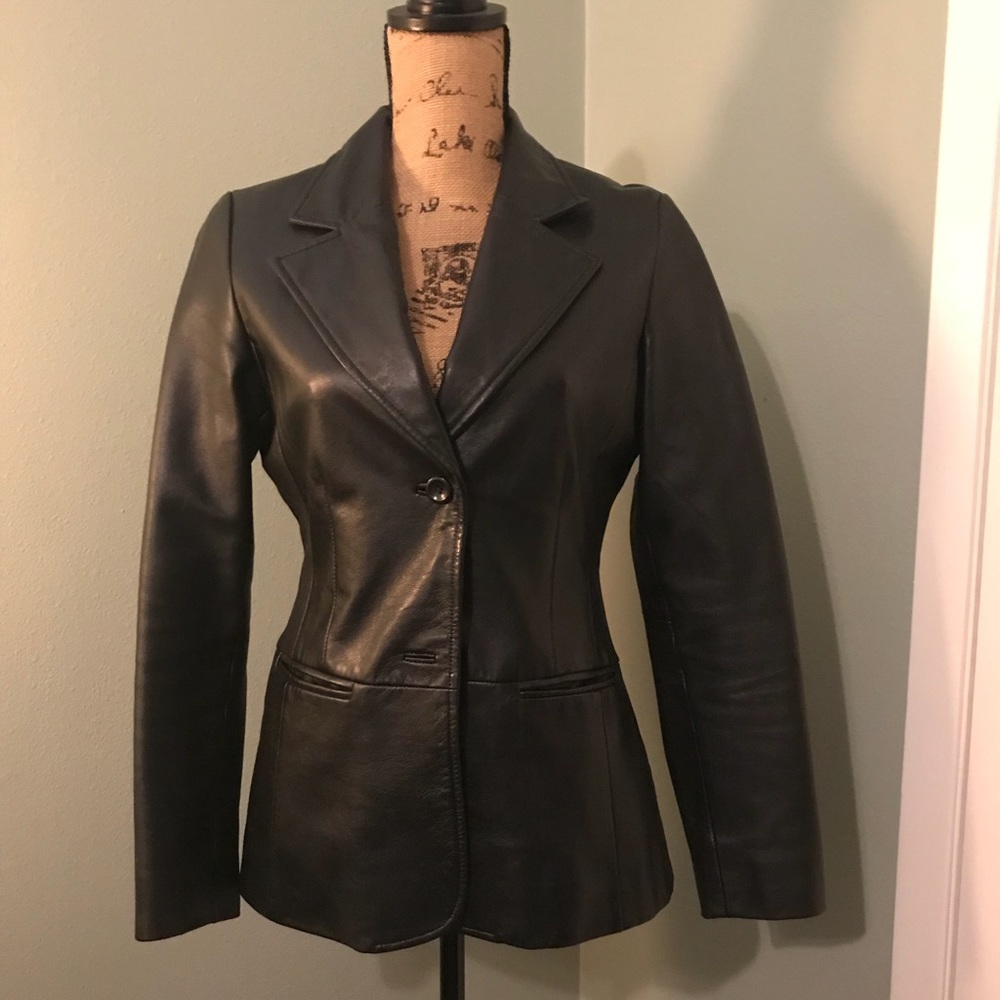 Old Navy leather jacket
